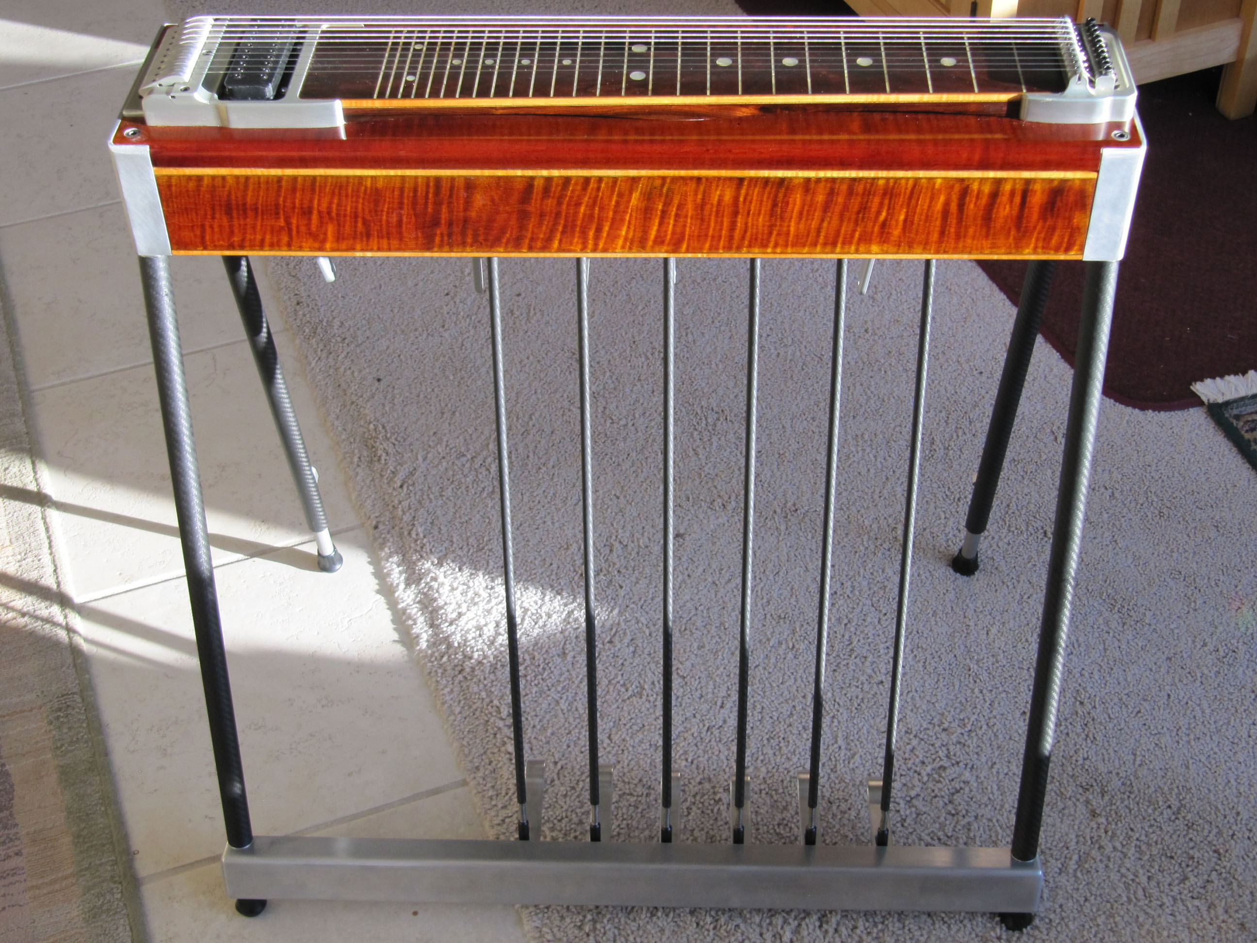 Pedal steel store knee levers